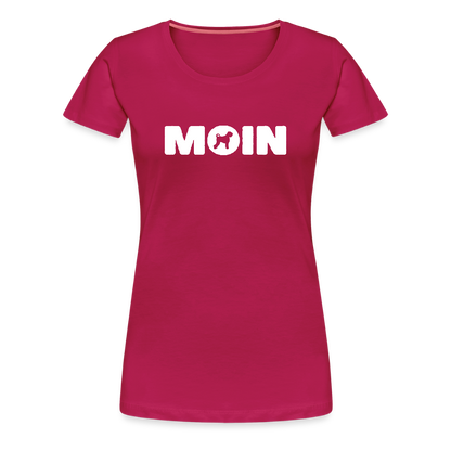 Women’s Premium T-Shirt - Schwarzer Russischer Terrier - Moin - dunkles Pink