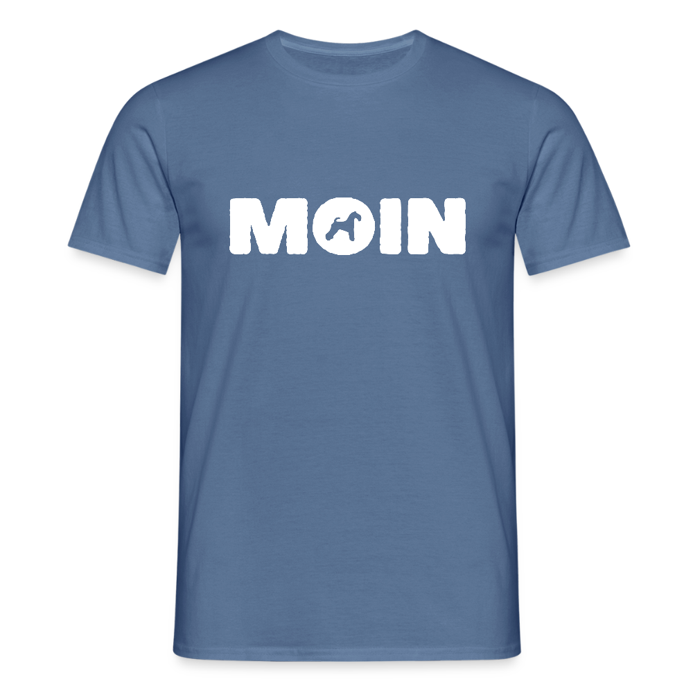 Kerry Blue Terrier - Moin | Männer T-Shirt - Taubenblau 