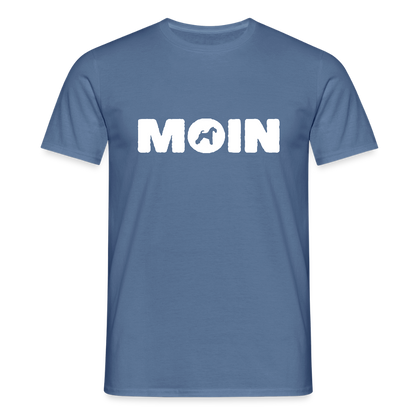 Kerry Blue Terrier - Moin | Männer T-Shirt - Taubenblau 