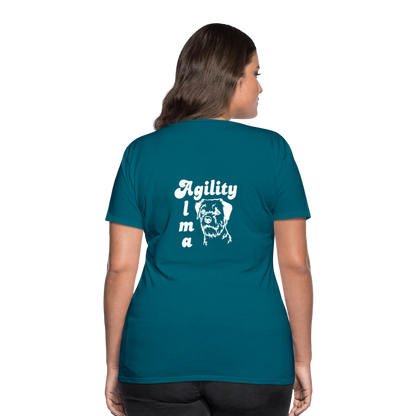 Border Terrier Agility Alma | Women’s Premium T-Shirt - Divablau