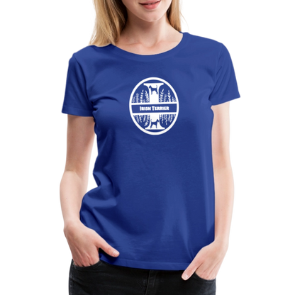 Women’s Premium T-Shirt - Irish Terrier - Monogramm - Königsblau