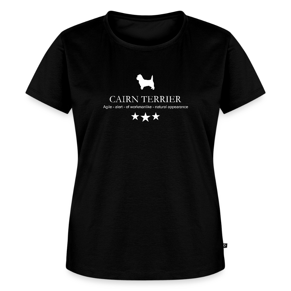 Women’s Premium T-Shirt - Cairn Terrier - Agile, alert, of workmanlinke... - Schwarz