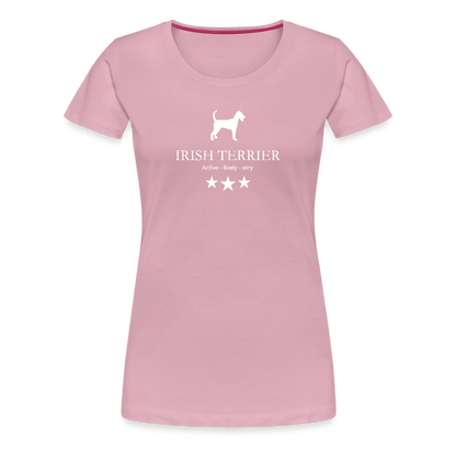 Women’s Premium T-Shirt - Irish Terrier - Active, lively, wiry... - Hellrosa