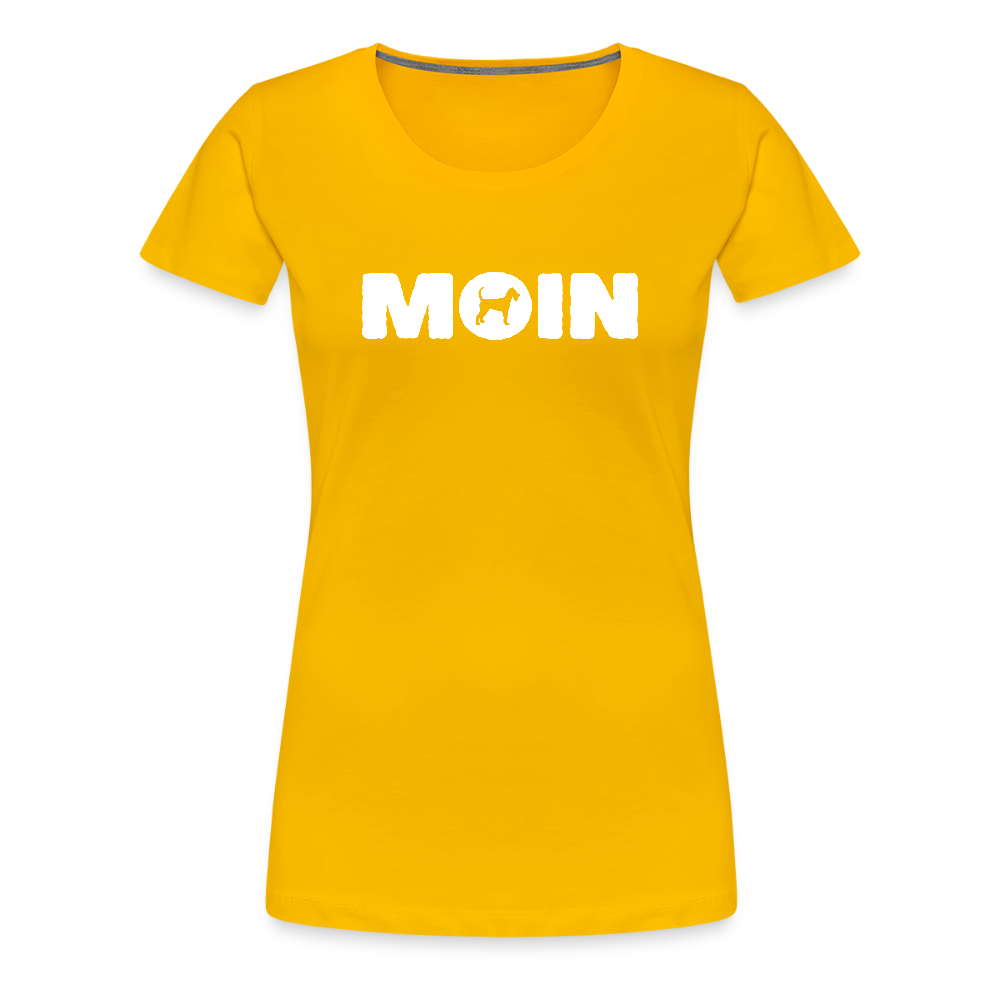 Women’s Premium T-Shirt - Irish Terrier - Moin - Sonnengelb