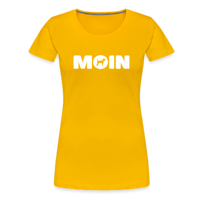 Women’s Premium T-Shirt - Irish Terrier - Moin - Sonnengelb