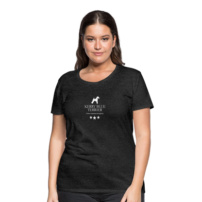 Women’s Premium T-Shirt - Kerry Blue Terrier - Terrier character throughout... - Anthrazit
