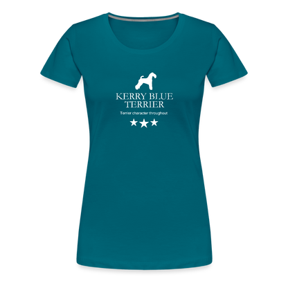 Women’s Premium T-Shirt - Kerry Blue Terrier - Terrier character throughout... - Divablau