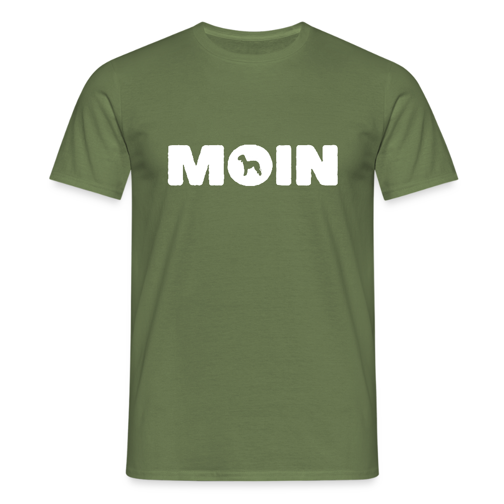Bedlington Terrier - Moin | Männer T-Shirt - Militärgrün
