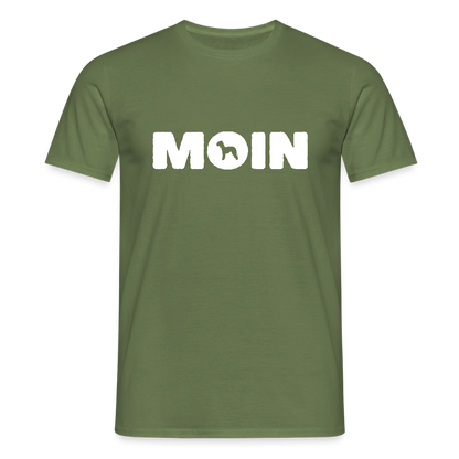Bedlington Terrier - Moin | Männer T-Shirt - Militärgrün
