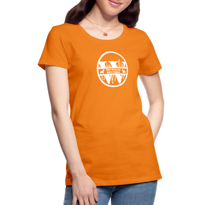 Women’s Premium T-Shirt - West Highland White Terrier - Monogramm - Orange