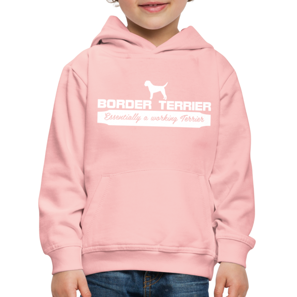 Kinder Premium Hoodie - Border Terrier - Essentially a working Terrier... - Kristallrosa