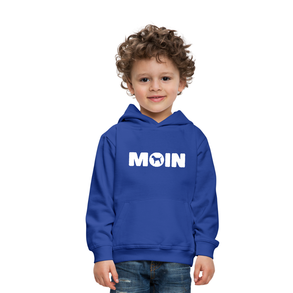 Kinder Premium Hoodie - Border Terrier - Moin - Royalblau