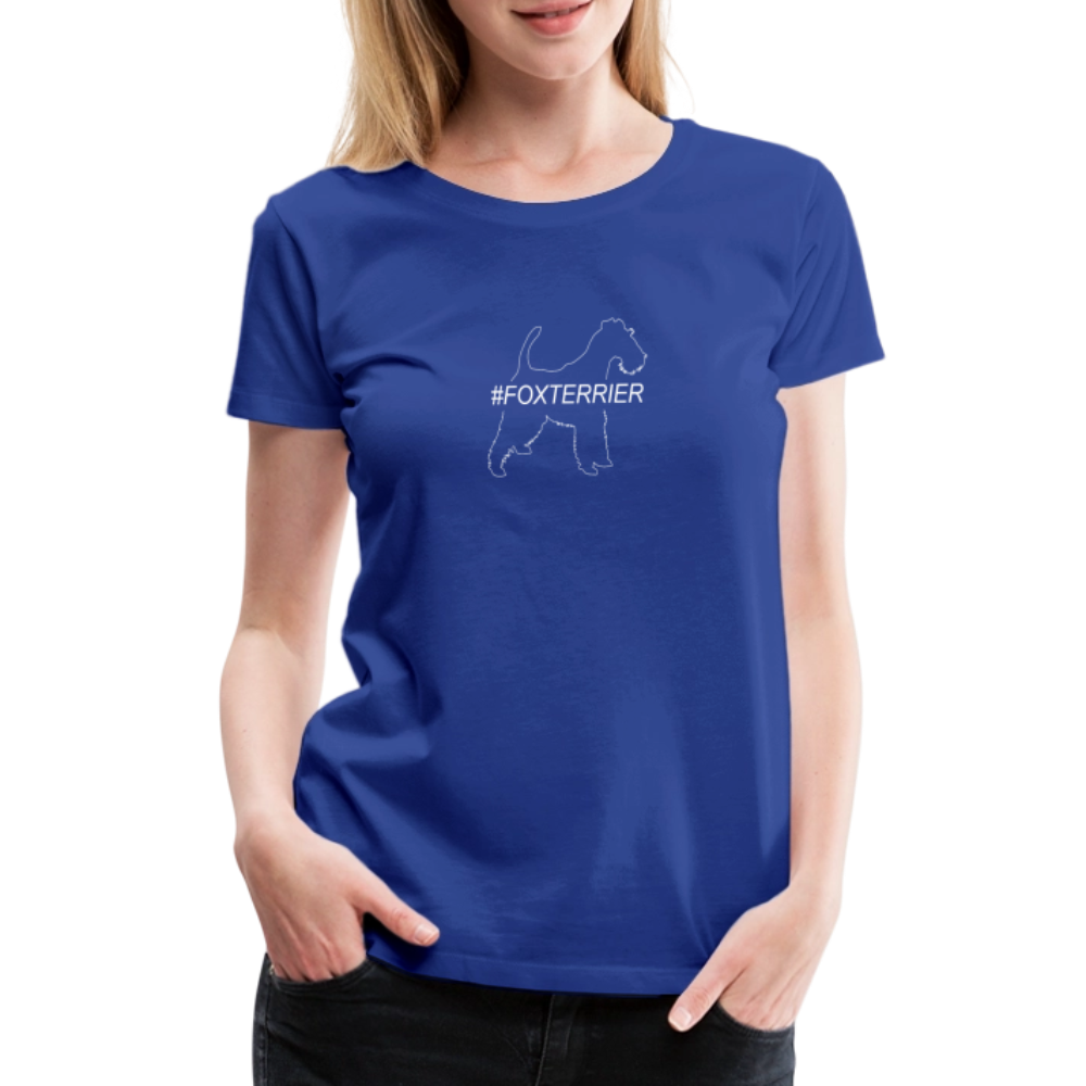 Women’s Premium T-Shirt - Foxterrier - Hashtag - Königsblau