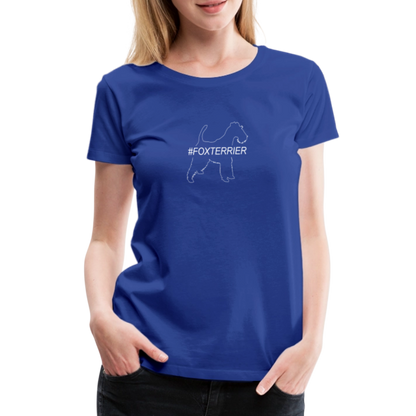 Women’s Premium T-Shirt - Foxterrier - Hashtag - Königsblau