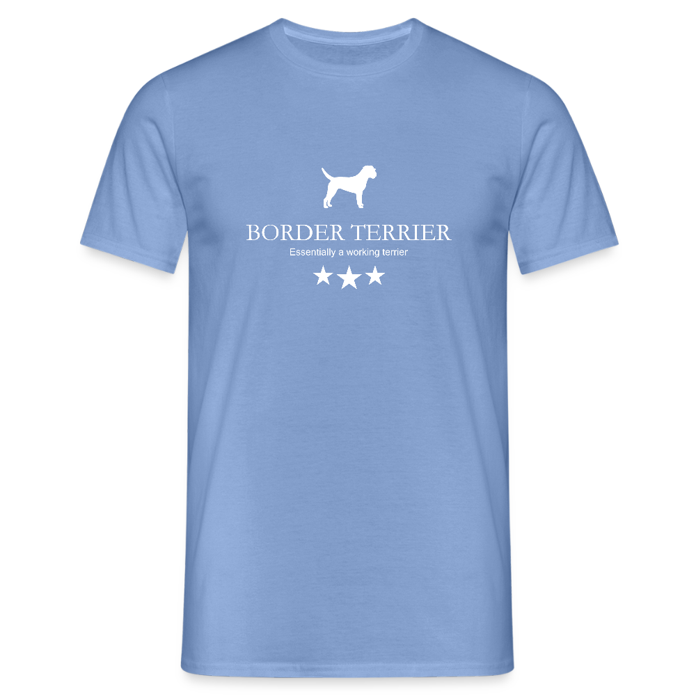 Border Terrier - Essentially a working terrier... | Männer T-Shirt - carolina blue