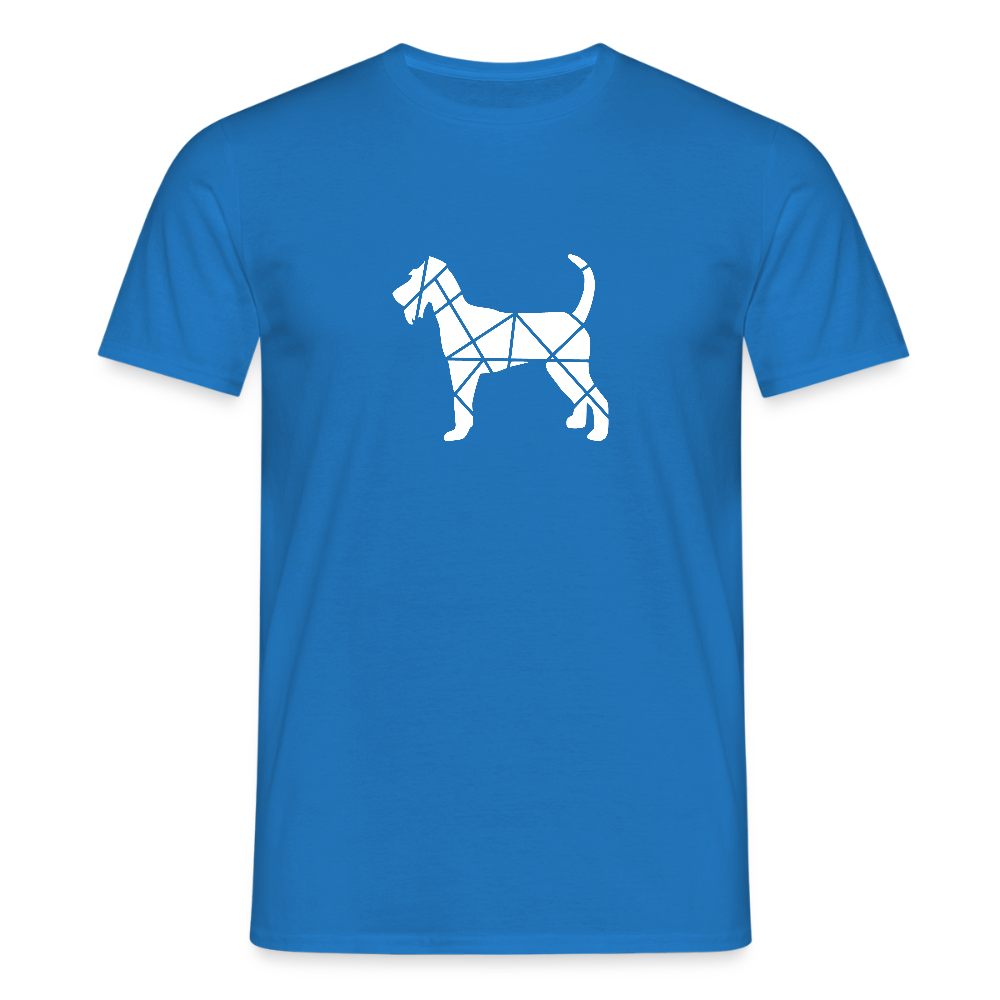 Irish Terrier geometrisch | Männer T-Shirt - Royalblau