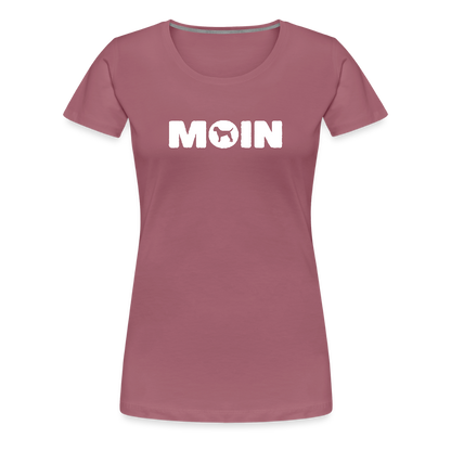 Women’s Premium T-Shirt - Border Terrier - Moin - Malve