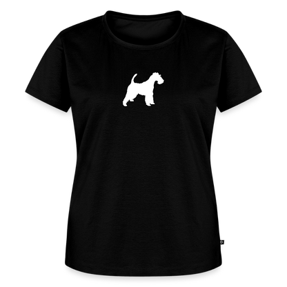 Foxterrier-Silhouette | Women’s Premium T-Shirt - Schwarz