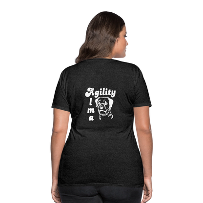 Border Terrier Agility Alma | Women’s Premium T-Shirt - Anthrazit