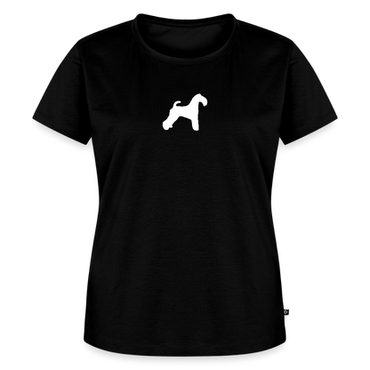 Kerry Blue Terrier-Silhouette | Women’s Premium T-Shirt - Schwarz