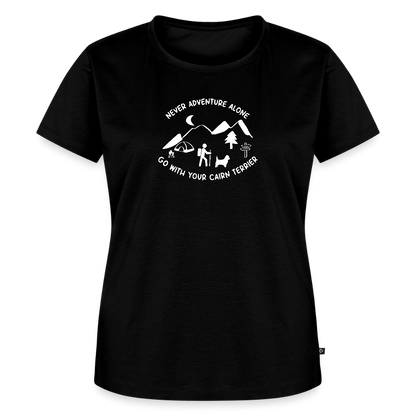 Women’s Premium T-Shirt - Cairn Terrier - Abenteuer - Schwarz