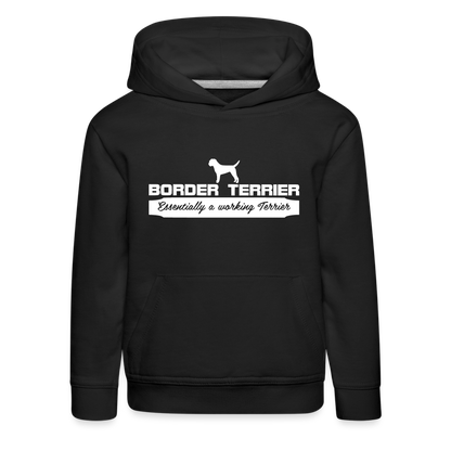 Kinder Premium Hoodie - Border Terrier - Essentially a working Terrier... - Schwarz