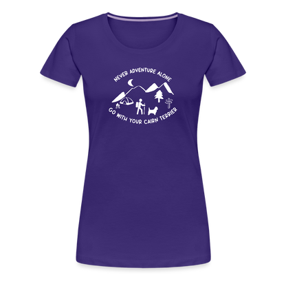 Women’s Premium T-Shirt - Cairn Terrier - Abenteuer - Lila