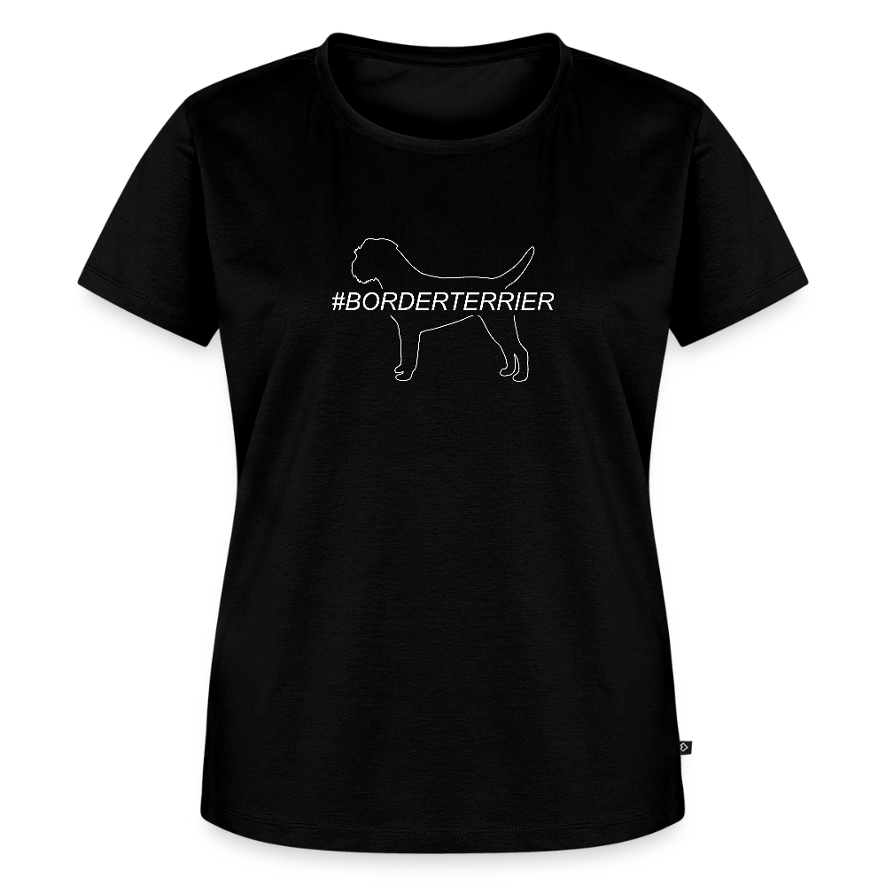 Women’s Premium T-Shirt - Border Terrier - Hashtag - Schwarz
