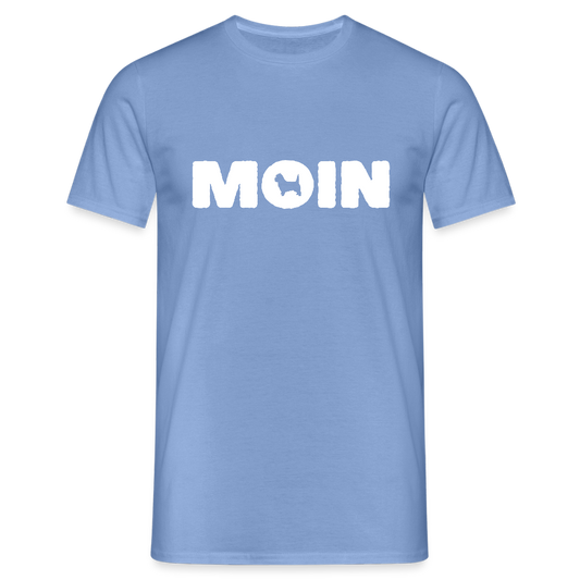 Cairn Terrier - Moin | Männer T-Shirt - carolina blue