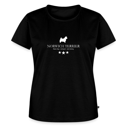 Women’s Premium T-Shirt - Norwich Terrier - Keen dog, compact and strong... - Schwarz