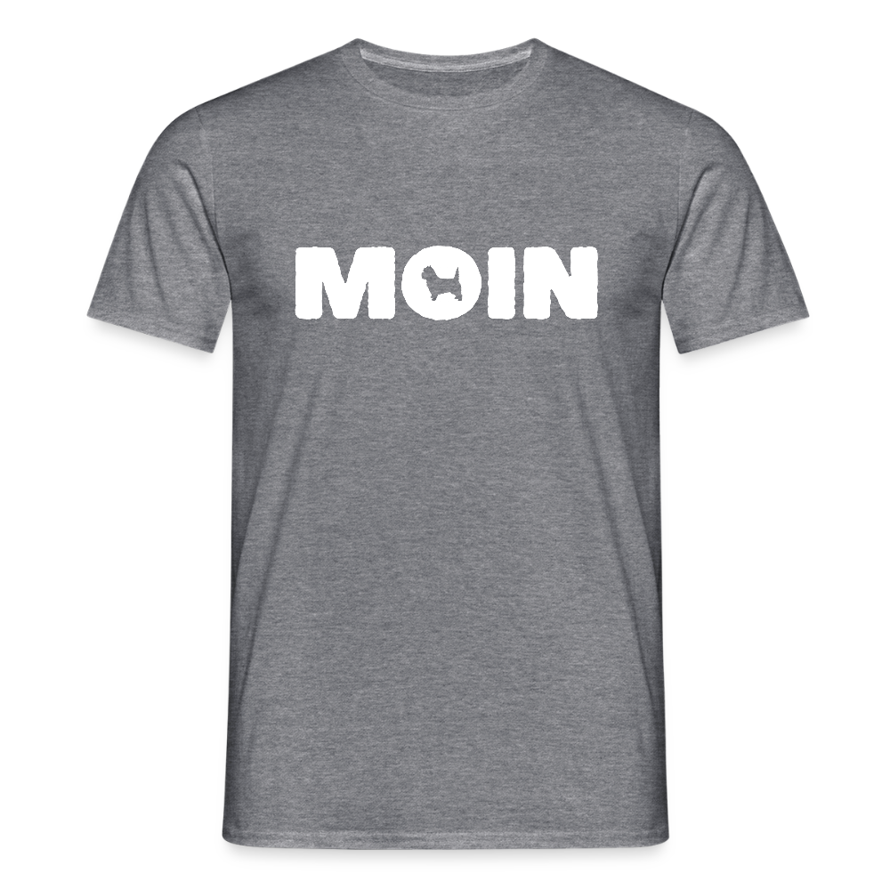 Cairn Terrier - Moin | Männer T-Shirt - Graphit meliert