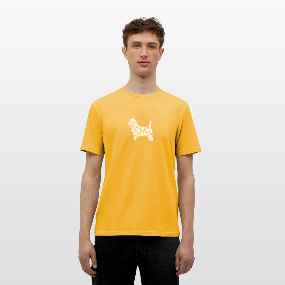 Cairn Terrier geometrisch | Männer T-Shirt - Gelb