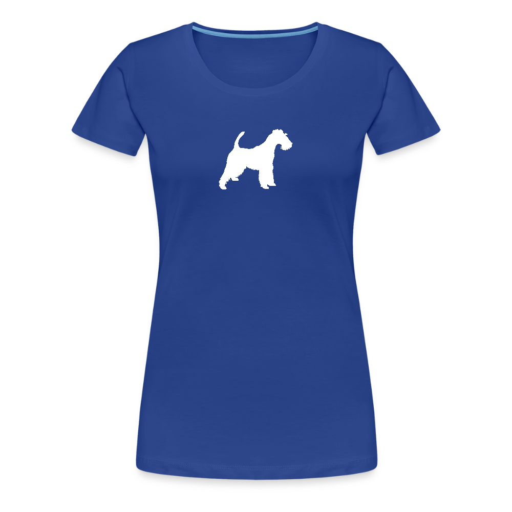 Foxterrier-Silhouette | Women’s Premium T-Shirt - Königsblau