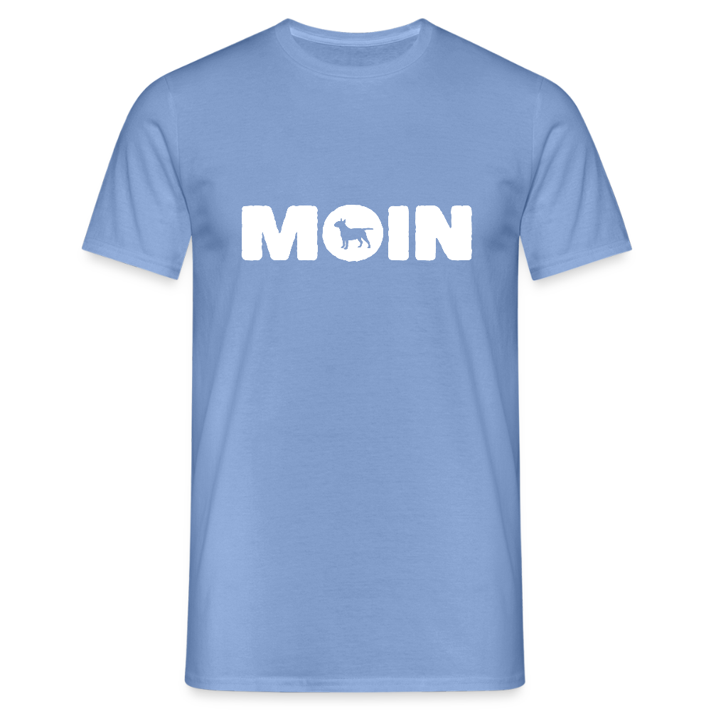 Bull Terrier - Moin | Männer T-Shirt - carolina blue