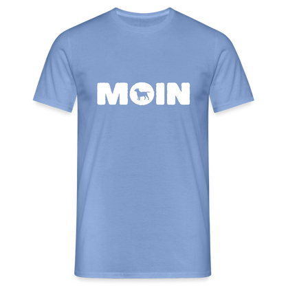 Bull Terrier - Moin | Männer T-Shirt - carolina blue