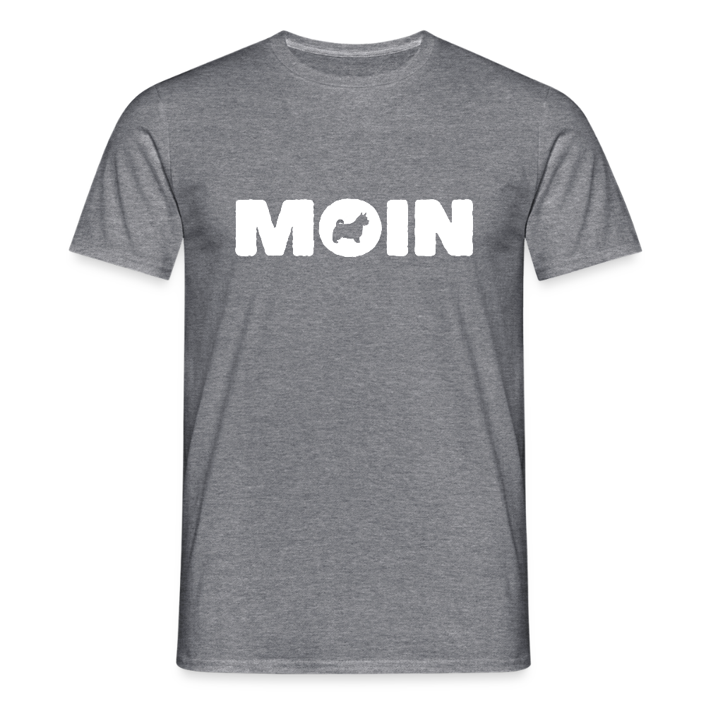 Norwich Terrier - Moin | Männer T-Shirt - Graphit meliert
