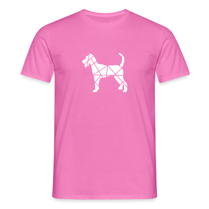 Irish Terrier geometrisch | Männer T-Shirt - Pink