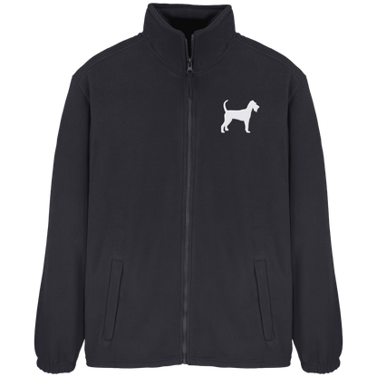 Irish Terrier-Silhouette - Fleece Jacket