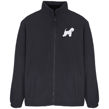 Irish Soft Coated Wheaten Terrier-Silhouette - Fleece Jacket