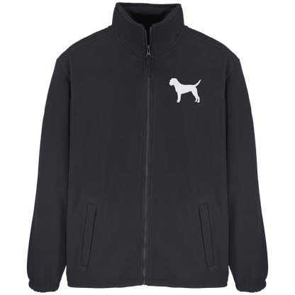 Border Terrier-Silhouette - Fleece Jacket