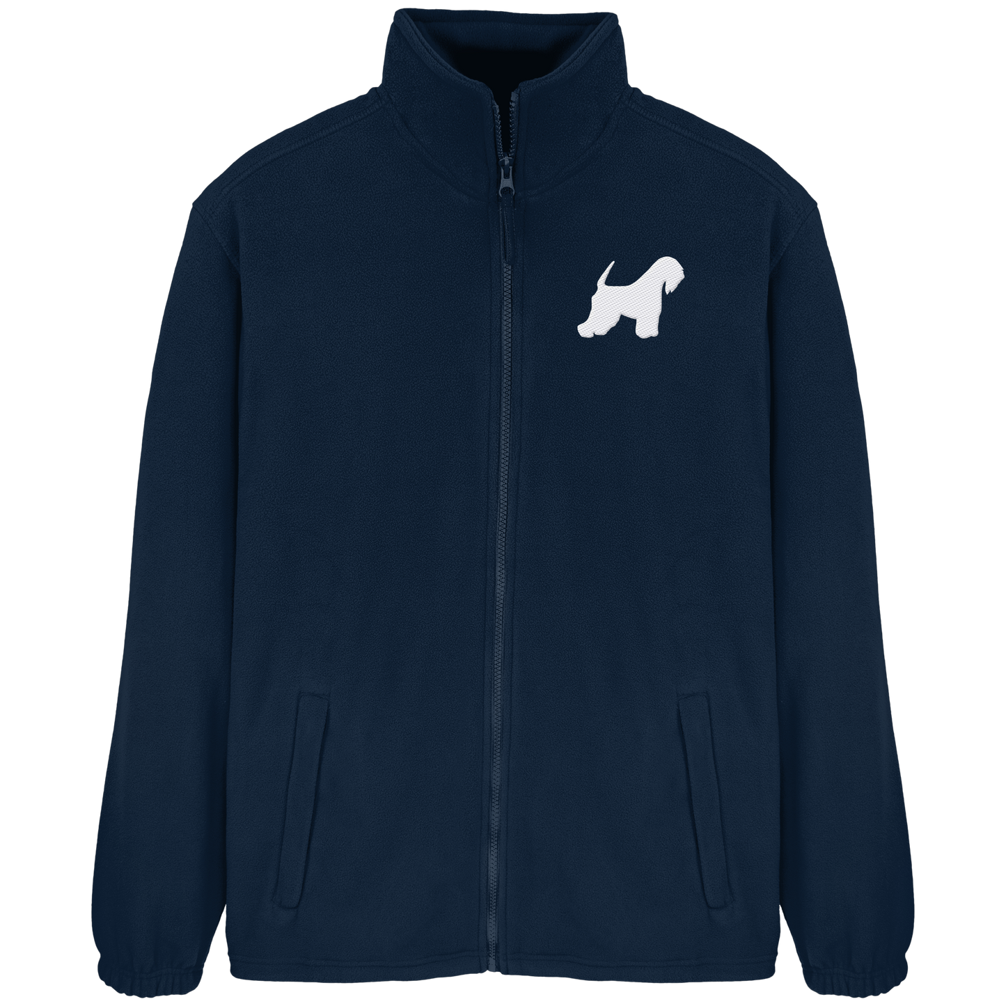 Irish Soft Coated Wheaten Terrier-Silhouette - Fleece Jacket