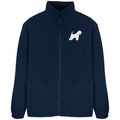 Irish Soft Coated Wheaten Terrier-Silhouette - Fleece Jacket