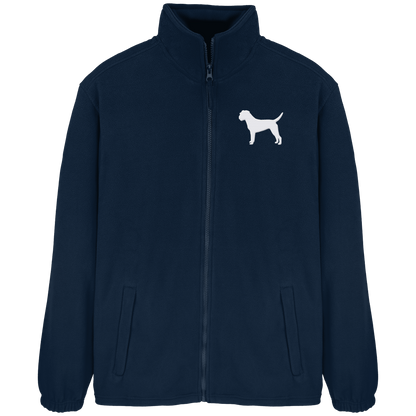Border Terrier-Silhouette - Fleece Jacket