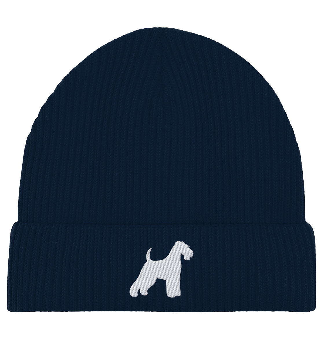 Welsh Terrier-Silhouette - Organic Fisherman Beanie