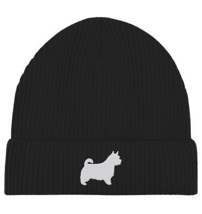 Norwich Terrier-Silhouette - Organic Fisherman Beanie