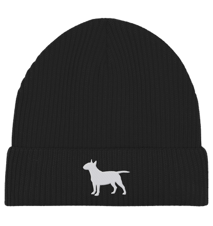 Bull Terrier-Silhouette - Organic Fisherman Beanie