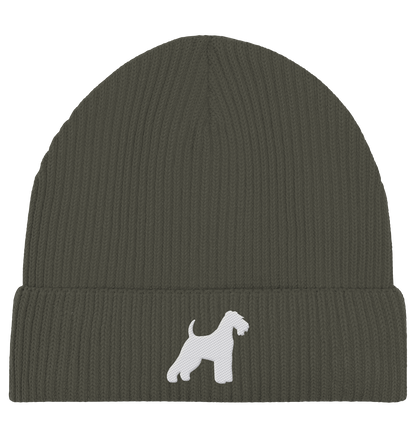 Welsh Terrier-Silhouette - Organic Fisherman Beanie