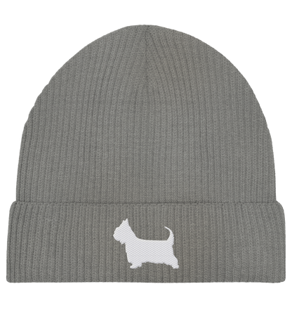 Australian Silky Terrier-Silhouette - Organic Fisherman Beanie