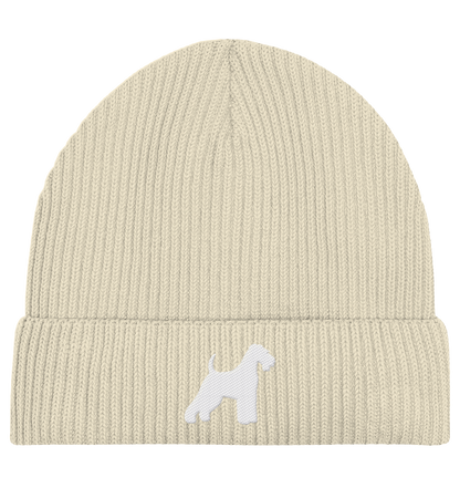 Welsh Terrier-Silhouette - Organic Fisherman Beanie