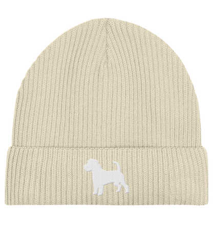 Jack Russell Terrier-Silhouette - Organic Fisherman Beanie